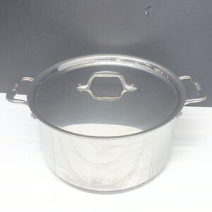 All-Clad D3® Tri-Ply Stainless-Steel Stock Pot 8 quart Nonstick Lined